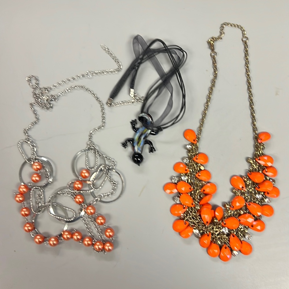 Necklaces.
